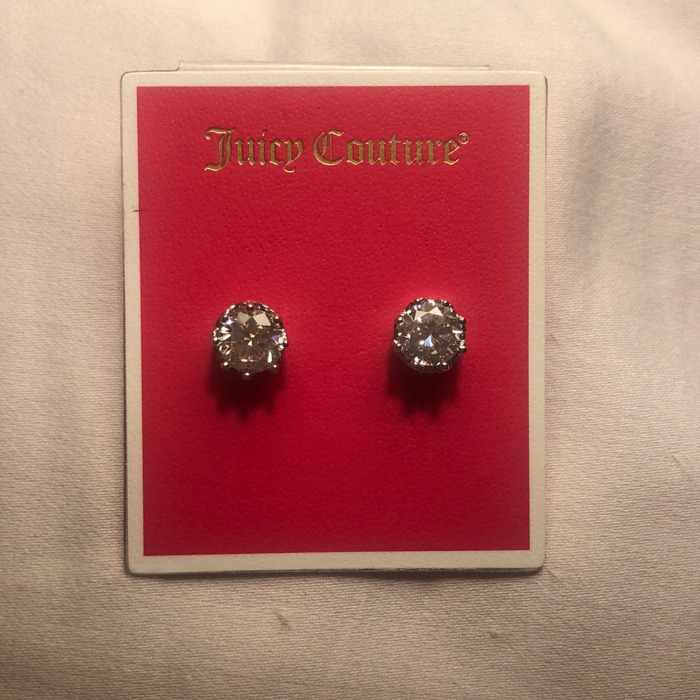 Juicy Couture S princess cz studs 🥰